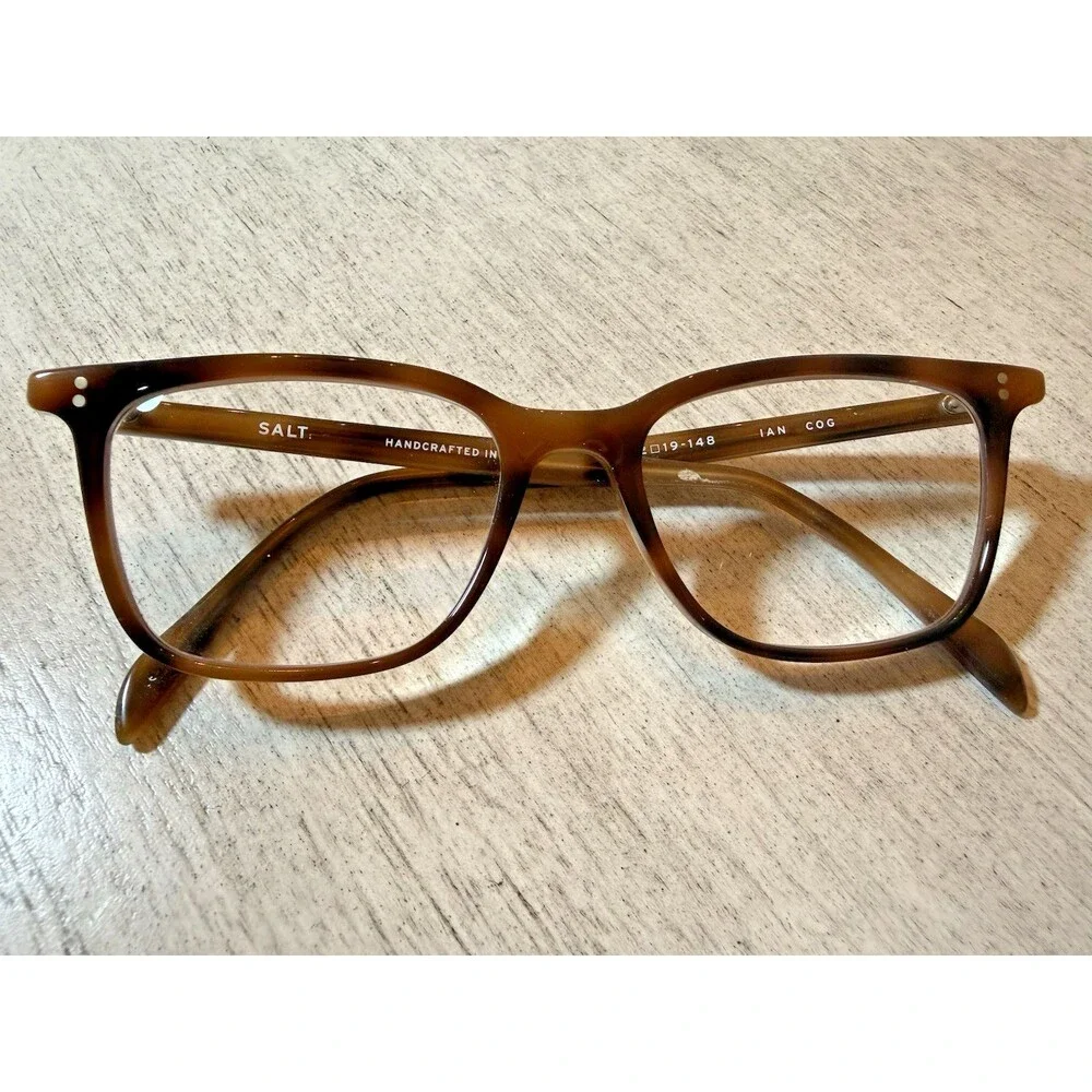 SALT Optics Kelly COG Cat Eye Eyeglasses Brown‎ Tortoise Japan 52-19 Woman Salt.